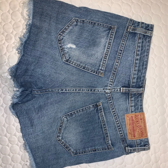 Lucky brand High Rise Tomboy Cut Off Jean Shorts - Picture 5 of 8